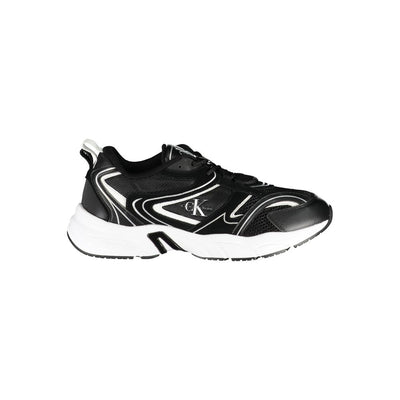 Calvin Klein Black Polyurethane Men's Sneaker