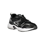Calvin Klein Black Polyurethane Men's Sneaker
