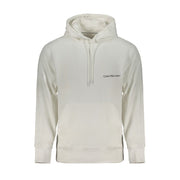 Calvin Klein White Cotton Men's Hooded Sweatshirt