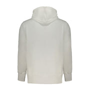 Calvin Klein White Cotton Men's Hooded Sweatshirt