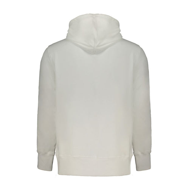 Calvin Klein White Cotton Men's Hooded Sweatshirt