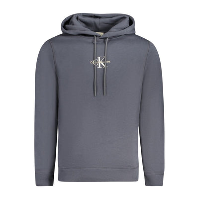 Calvin Klein Blu Cotton Men Sweatshirt