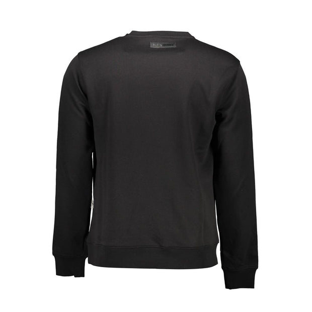 Plein Sport Black Cotton Men Sweater