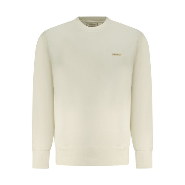 Calvin Klein Beige Cotton Men's Sweatshirt