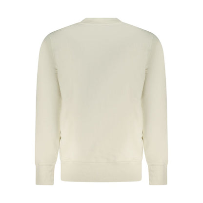Calvin Klein Beige Bomuld Herre Trøje Med Logo Komfort