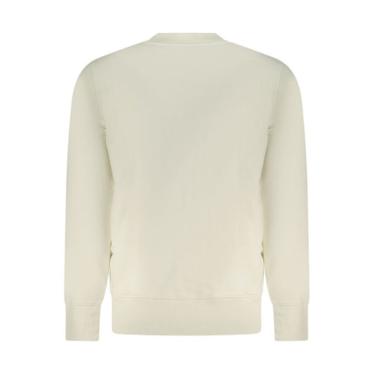 Calvin Klein Beige Bomuld Herre Trøje Med Logo Komfort