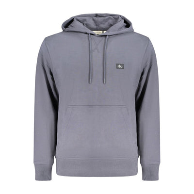 Calvin Klein Blue Cotton Men's Hooded Sweatshirt