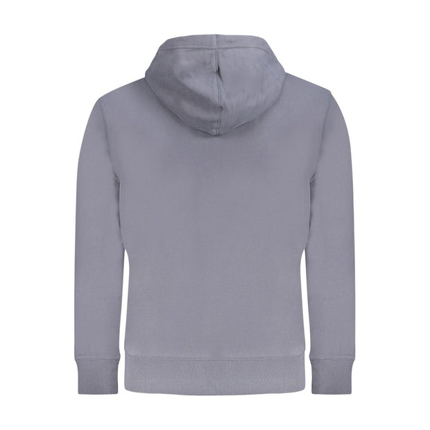 Calvin Klein Blue Cotton Men's Hooded Sweatshirt