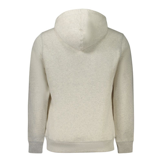 Calvin Klein Grå Bomuld Langærmet Herre Trøje Med Logo