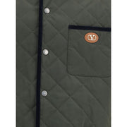 Valentino Bicolor Polyamide Coat