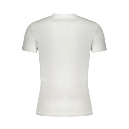 Calvin Klein Hvid Bomuld T Shirt Med Regenerativ Bomuld