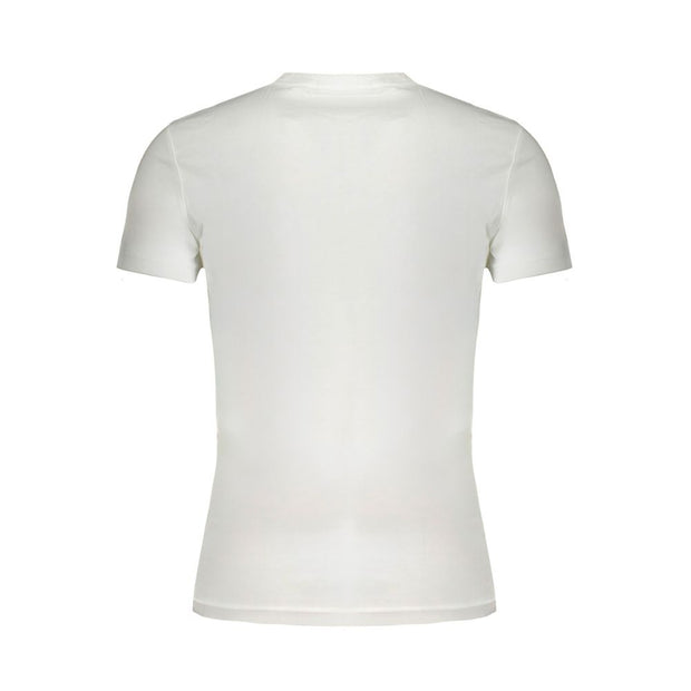 Calvin Klein White Cotton Men T-Shirt