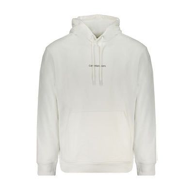Calvin Klein White Cotton Men's Sweatshirt
