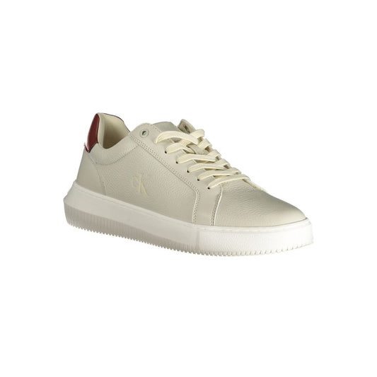 Calvin Klein Brun Læder Herresneaker Stilfuld Komfort