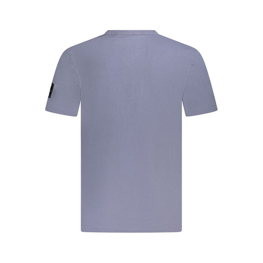 Calvin Klein Blå Regenerativ Bomuld T Shirt Med Logo