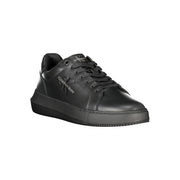 Calvin Klein Black Leather Men Sneaker