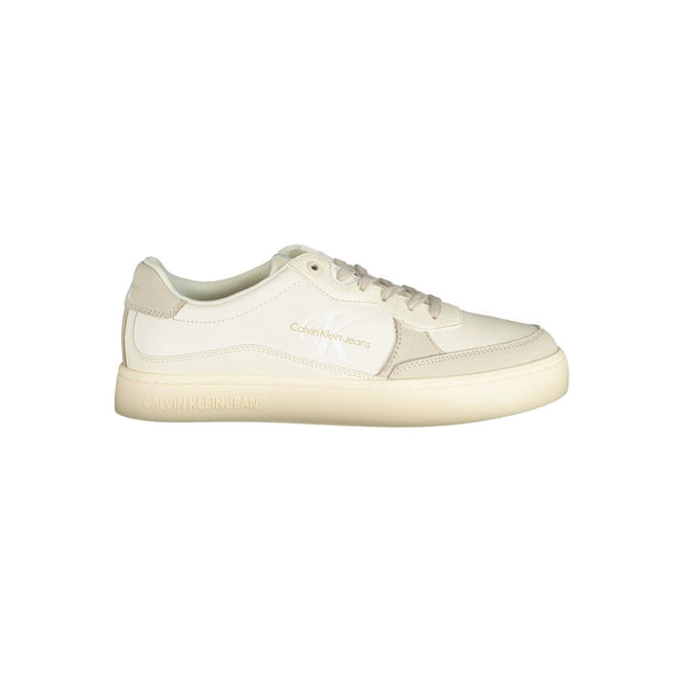 Calvin Klein Bianco Polyurethane Men Sneaker