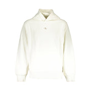 Calvin Klein White Cotton Men's Sweatshirt