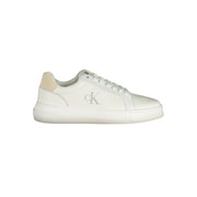Calvin Klein White Polyurethane Men's Sneaker