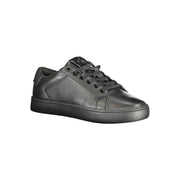 Calvin Klein Black Polyurethane Men Sneaker