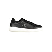 Calvin Klein Black Polyurethane Men Sneaker