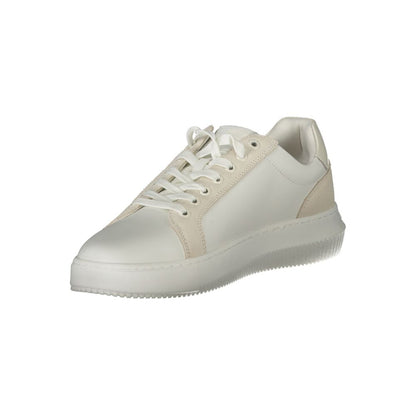 Calvin Klein Hvid Polyethylen Herre Sko Aftagelig Fodsål