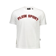 Plein Sport White Cotton Men T-Shirt