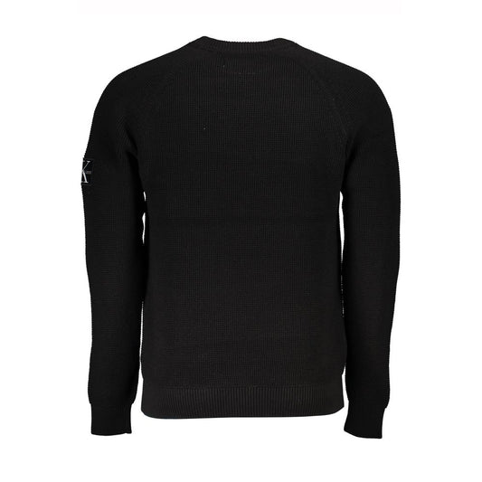 Calvin Klein Sleek Økologisk Bomuld Trøje Med Rund Hals