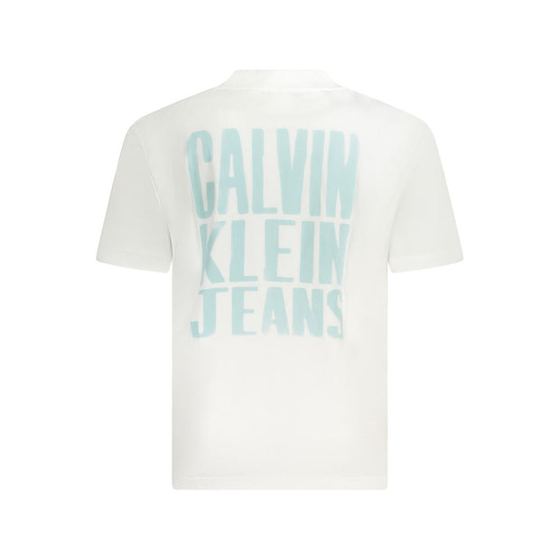 Calvin Klein Bianco Cotton Men T-Shirt