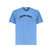 Calvin Klein Light Blue Cotton Men T-Shirt