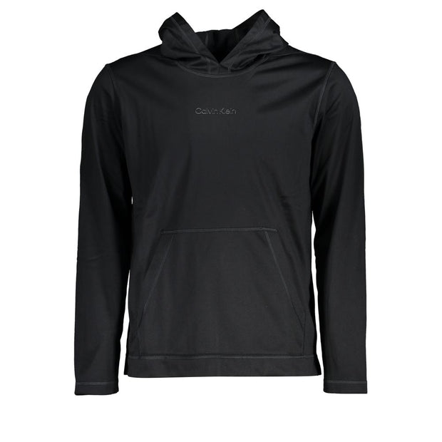 Calvin Klein Black Polyester Men's Hoodie