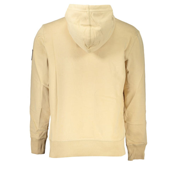 Calvin Klein Beige Cotton Men's Sweatshirt