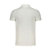 Calvin Klein White Cotton Mens Polo Shirt