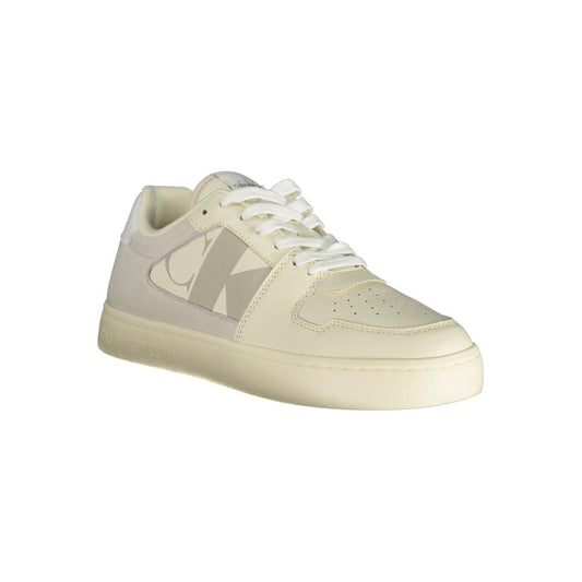 Calvin Klein Hvid Herre Sneaker Med Aftagelig Indersål