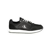 Calvin Klein Black Polyurethane Men's Sneaker