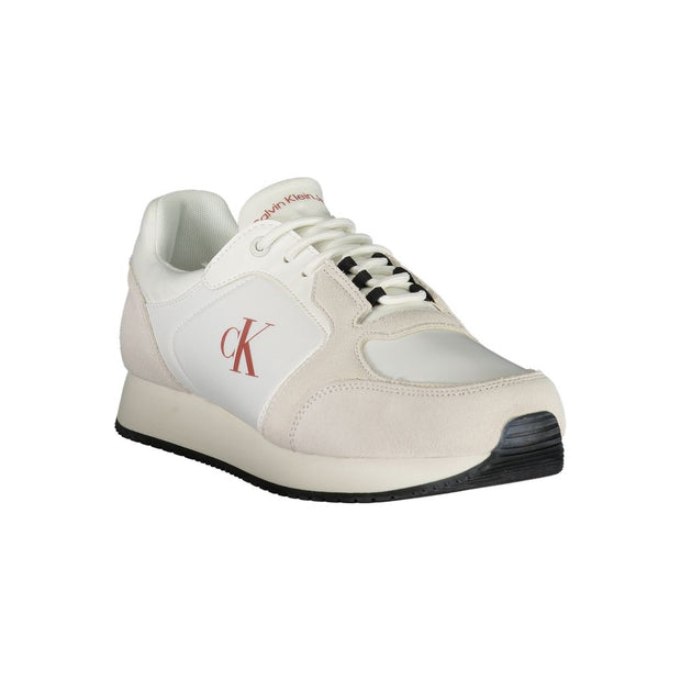 Calvin Klein White Leather Men Sneaker