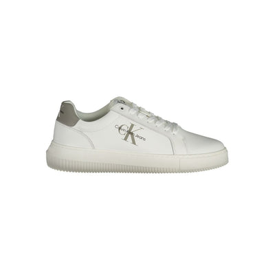 Calvin Klein White Leather Men's Sneaker