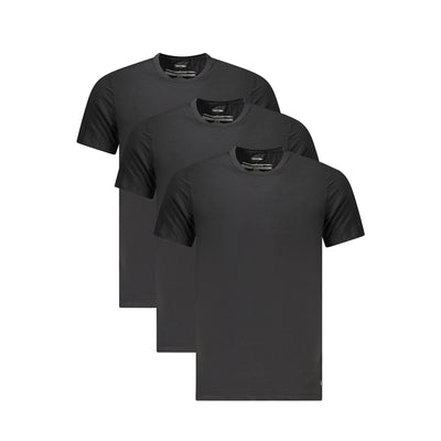 Calvin Klein Black Cotton Mens T-Shirt