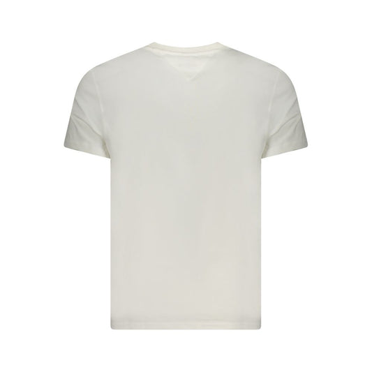 Tommy Hilfiger Hvid Bomuld Herre T Shirt Premium Kvalitet