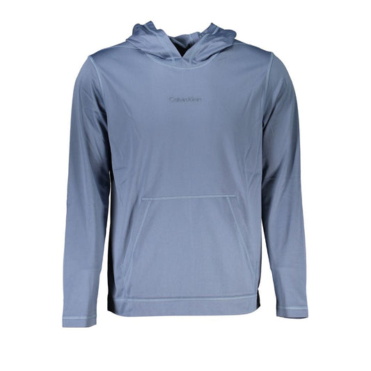 Calvin Klein Blå Polyester Hættetrøje Til Mænd Med Logo
