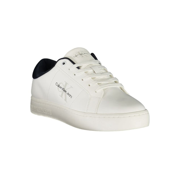 Calvin Klein White Leather Men Sneaker