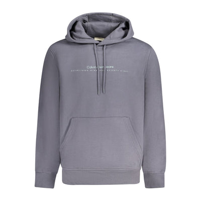 Calvin Klein Blue Cotton Men's Hoodie