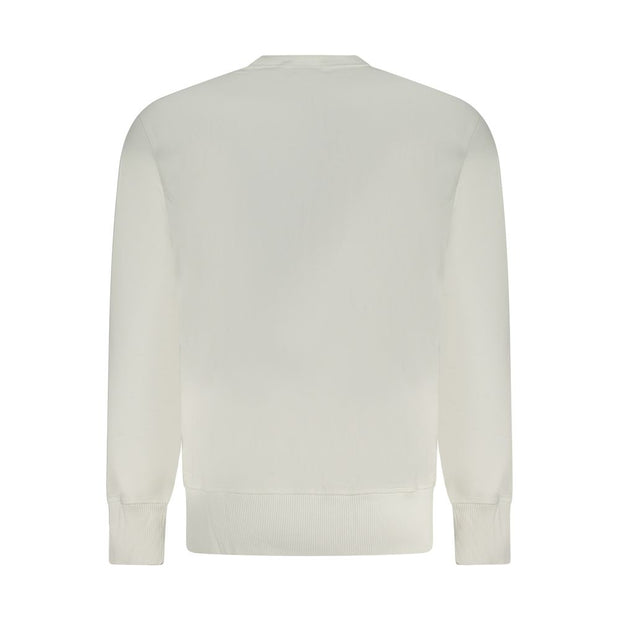 Calvin Klein White Cotton Men Sweatshirt