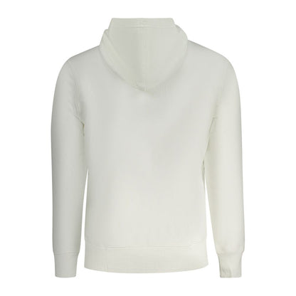Calvin Klein Hvid Bomuld Herre Trøje Med Elastan Hoodie