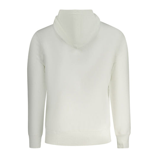 Calvin Klein Hvid Bomuld Herre Trøje Med Elastan Hoodie