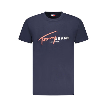 Tommy Hilfiger Blå Regenerativ Bomuld Herre Tshirt