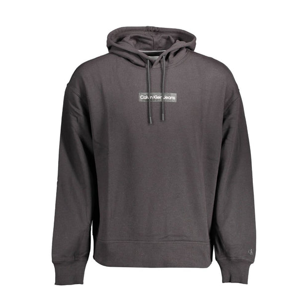 Calvin Klein Black Cotton Men's Hoodie