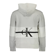 Calvin Klein Gray Cotton Men Sweatshirt