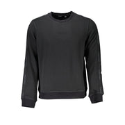 Calvin Klein Black Polyester Men Sweatshirt