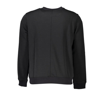 Calvin Klein Sort Polyester Herre Trøje Med CK Logo Design